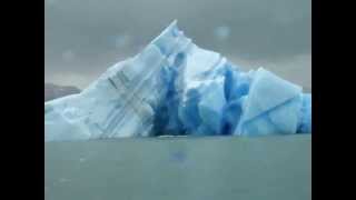 Iceberg calving on Lago Argentino [upl. by Schroeder]