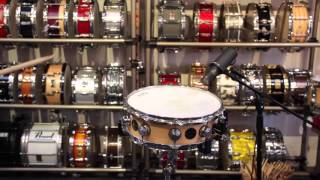 DW Craviotto 4x14 Solid Maple Snare Drum [upl. by Nylodam]