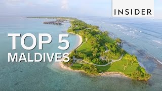 Top 5 Maldives spots to visit [upl. by Dryfoos]