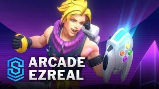 OUTDATED Arcade Ezreal Wild Rift Skin Spotlight [upl. by Llehsar]