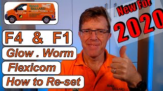 F4 amp F1 Glow Worm Flexicom How to ReSet Your Boiler [upl. by Lenahc979]