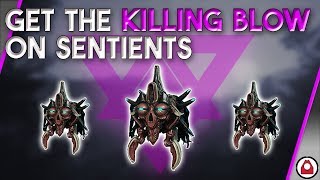 How to get the killing blow on Sentients  WARFRAME Riven [upl. by Bose24]