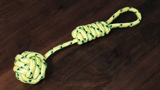 Detailed Tutorial On How To Tie A Monkeys Fist Knot [upl. by Adrahc]