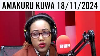 AMAKURU YA BBC GAHUZAMIRYANGO UYU MUNSI 18112024 [upl. by Alidus212]