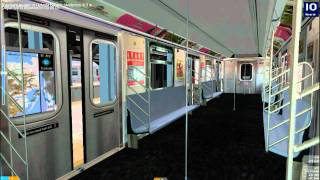 OpenBVE ►R188  P Subway Train◀ [upl. by Swinton]