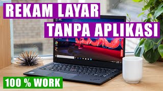 Cara MEREKAM LAYAR LAPTOP  PC WINDOWS 10  Tanpa Aplikasi [upl. by Jaf]