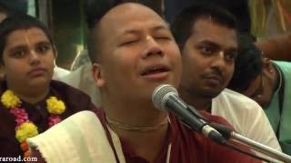 Hare Krishna Kirtan by Mathura Jivan Prabhu  ISKCON Mira Road Kirtan Mela  Krishna Consciousness [upl. by Onailimixam400]