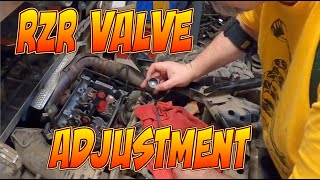 200 Hour RZR Valve Shim Adjustment EP393 [upl. by Lyns119]