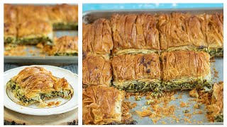 The Best Greek Spanakopita Updated Video [upl. by Waldman]