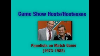 Game Show HostsHostesses on Match Game [upl. by Filberto403]