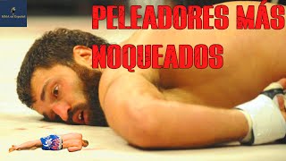 10 Peleadores Más Noqueados de la Historia de la UFC [upl. by Acirretahs]