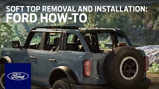 Ford Bronco™ Soft Top Removal and Installation  Ford HowTo  Ford [upl. by Prentiss]