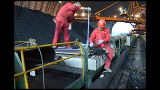 Conveyor belt hot vulcanizing procedure [upl. by Erroll521]