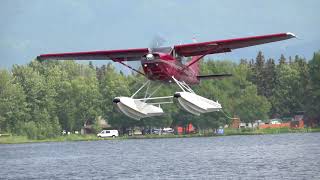 Alaska Seaplanes Taking off Landing amp Flying [upl. by Itoyj433]