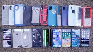 Most Durable iPhone X Cases Drop Test Top 12 [upl. by Methuselah]