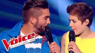 Stromae – Papaoutai  Kendji Girac amp Élodie Martelet  The Voice France 2014  DemiFinale [upl. by Iznekcam]