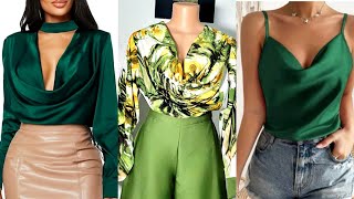 4 Different Ways To Draft A Cowl Neck Top [upl. by Calondra]