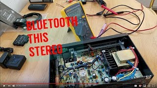 How to add Bluetooth to your Home Stereo VINTAGE Receiver [upl. by Krantz]