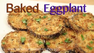 How To Make Baked Eggplant Taste Like Fried  Rockin Robin Cooks [upl. by Riannon]