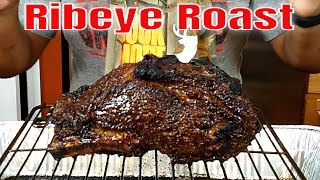 Beef BoneIn Ribeye Roast Recipe [upl. by Giacinta]