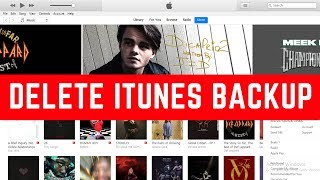 How To Delete iTunes Backup on Windows PC [upl. by Aciretehs]