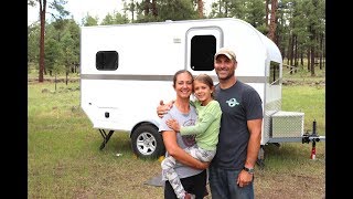 DIY Travel Trailer First Trip [upl. by Esdnyl108]