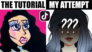 TESTING TIKTOK ART TUTORIALS [upl. by Serrell]