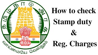 How to check Stamp duty  Tamilnadu  Registration fees  Kanyakumari Property [upl. by Claybourne547]