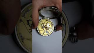 Antique French Verge Fusee QuarterRepeater Pocket Watch [upl. by Lauter]