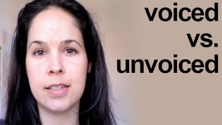 Unvoiced vs Voiced American English Pronunciation [upl. by Cantlon]