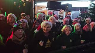 WHAT CHRISTMAS MEANS TO ME Rock Choir at Birkdale Lights Switch On 1st December 2024 [upl. by Moise]