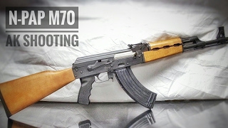 Shooting the Zastava M70 NPAP AK47 [upl. by Airbmak]