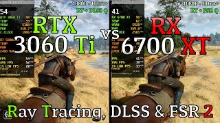 RX 6700 XT vs RTX 3060 Ti  Ray Tracing DLSS amp FSR 2 [upl. by Carolina69]