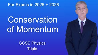 GCSE Physics Revision quotConservation of momentumquot Triple [upl. by Aerdnat]