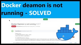 Docker Daemon is not running  How to start docker deamon in windows  Docker run helloworld [upl. by Cromwell]