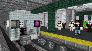 Minecraft NYC SUBWAY 7 Train MTA R62A R188 Animated [upl. by Elliven710]