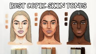 BEST COPIC SKIN TONES 👩🏼👩🏽👩🏿 [upl. by Korenblat]