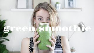 GREEN SMOOTHIE Recipe  Clear Skin amp Weight Loss [upl. by Yeroc]