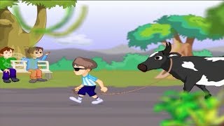 Tintu Mon Comedy  Pashu  പശു  Tintu Mon Non Stop Comedy Animation [upl. by Atilahs]