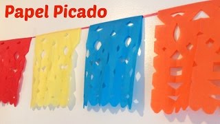 How to Make Papel Picado Mexican Streamers [upl. by Ennaus]