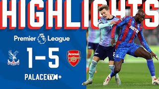 Premier League MATCH HIGHLIGHTS  Crystal Palace 15 Arsenal [upl. by Iaria889]