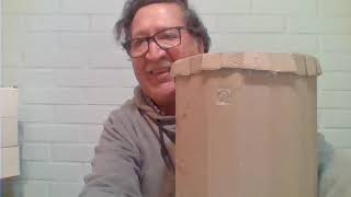 COMO HACER UN TAMBOR CON CAJAS DE CARTON Y BOLSA DE PLASTICO [upl. by Algar378]