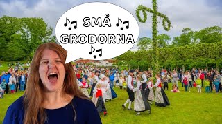 4 Swedish midsummer songs and what do they MEAN  Små grodorna and more Learn Swedish the Fun way [upl. by Sivi]