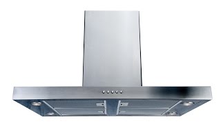 Flat Island Kitchen Extractor  Luxair Cooker Hoods [upl. by Ateuqahs554]