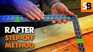 Rafter Step Off Method  Made Simple [upl. by Niwre930]