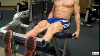 How To Leg Extension Cybex [upl. by Abehsat365]