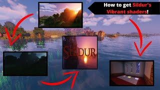 🔴 How to install the Sildurs Vibrant shaders for Minecraft 1165 amp 117 Java edition 🔴 [upl. by Perri627]