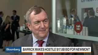 Barrick CEO Says Were Not Leaving in Commitment to Newmont Deal [upl. by Conger]