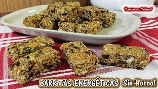 BARRITAS ENERGÉTICAS Multi Cereales y sin Horno Saludables y fáciles de hacer [upl. by Krispin518]