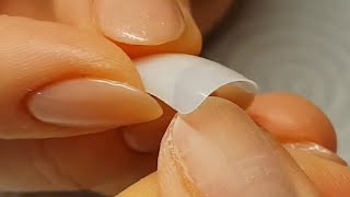 Żel na tipsie mlecznym krok po kroku  Nail Tips Extensions Step by Step Tutorial [upl. by Ttekcirc942]